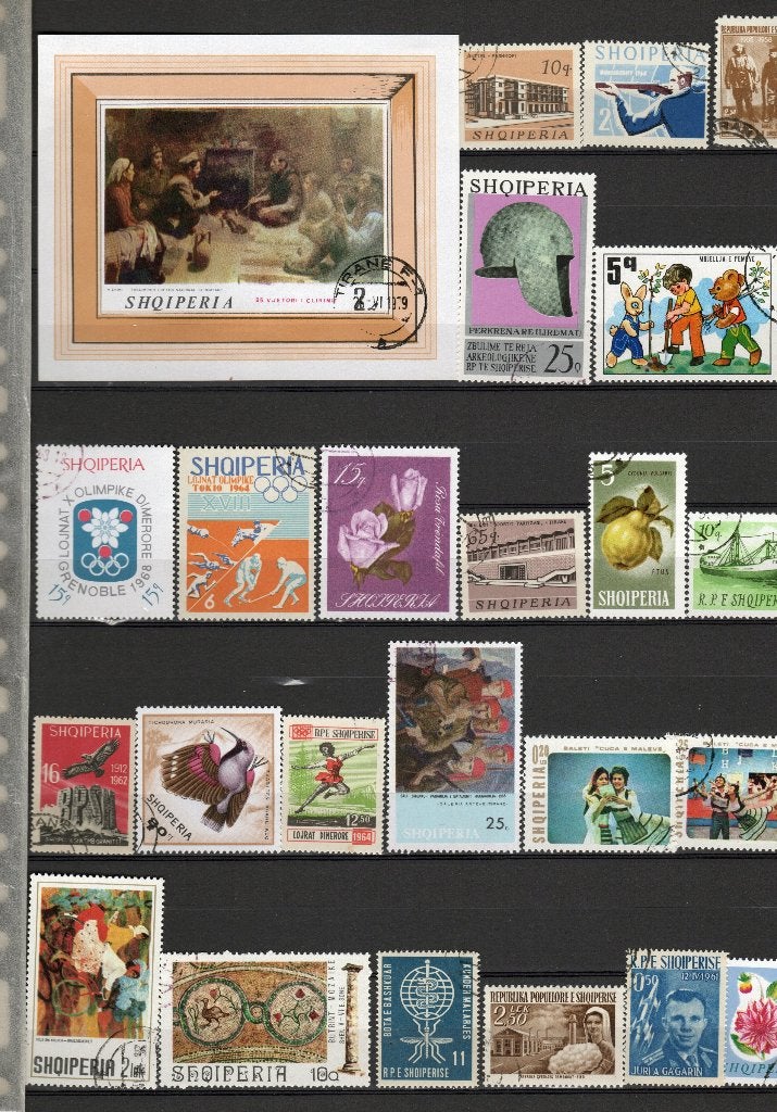 Albanië kavel 158, Verzenden, Overige landen, Gestempeld
