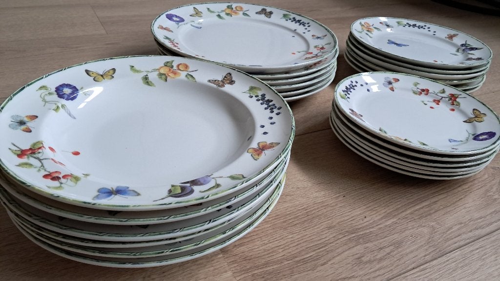 Janneke Brinkman Salentijn JBS Fruit&Flowers - 6 delig, Ophalen, Overige merken, Zo goed als nieuw, Bord(en)