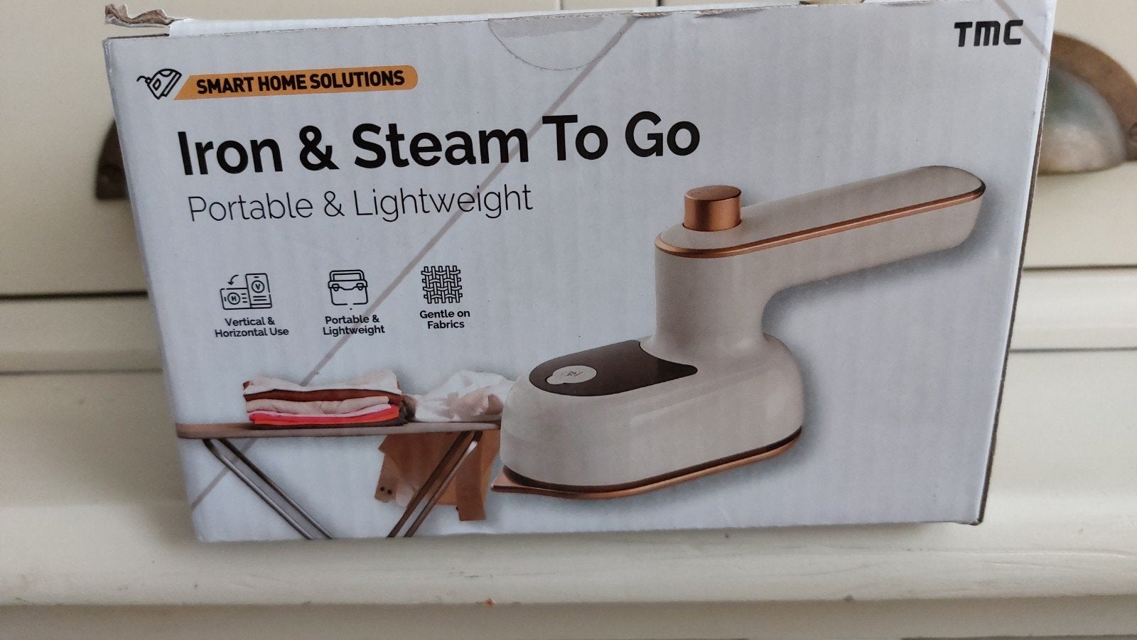 Iron & Steam To Go - Draagbaar Stoomstrijkijzer, Ophalen of Verzenden, Nieuw, Strijkijzer met snoer