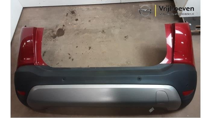 Achterbumper van een Opel Crossland X (Crossland X 17-) (Z51, Gebruikt, -, -, Opel