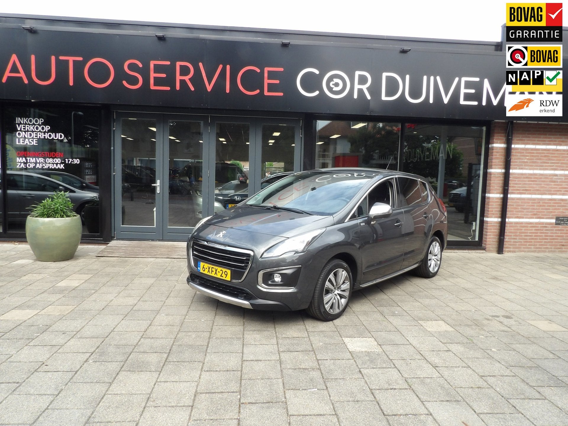 Peugeot 3008 1.6 THP Style MOOIE 3008 ONDERHOUDEN INCL APK E, Euro 5, Stof, Gebruikt, Zwart