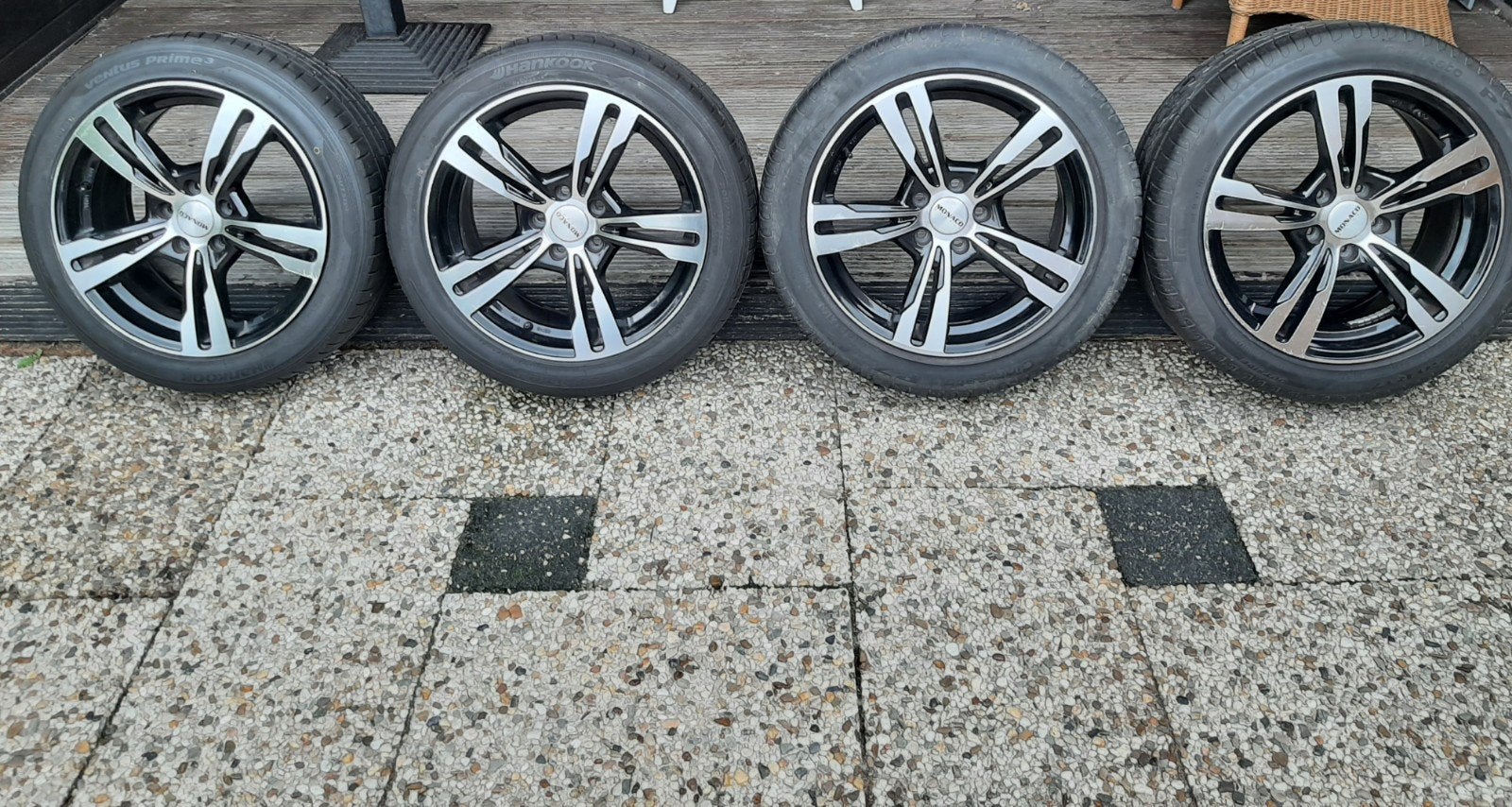 17 inch lichtmetalen velgen steek 5x108, Ophalen, Gebruikt, Banden en Velgen, 17 inch