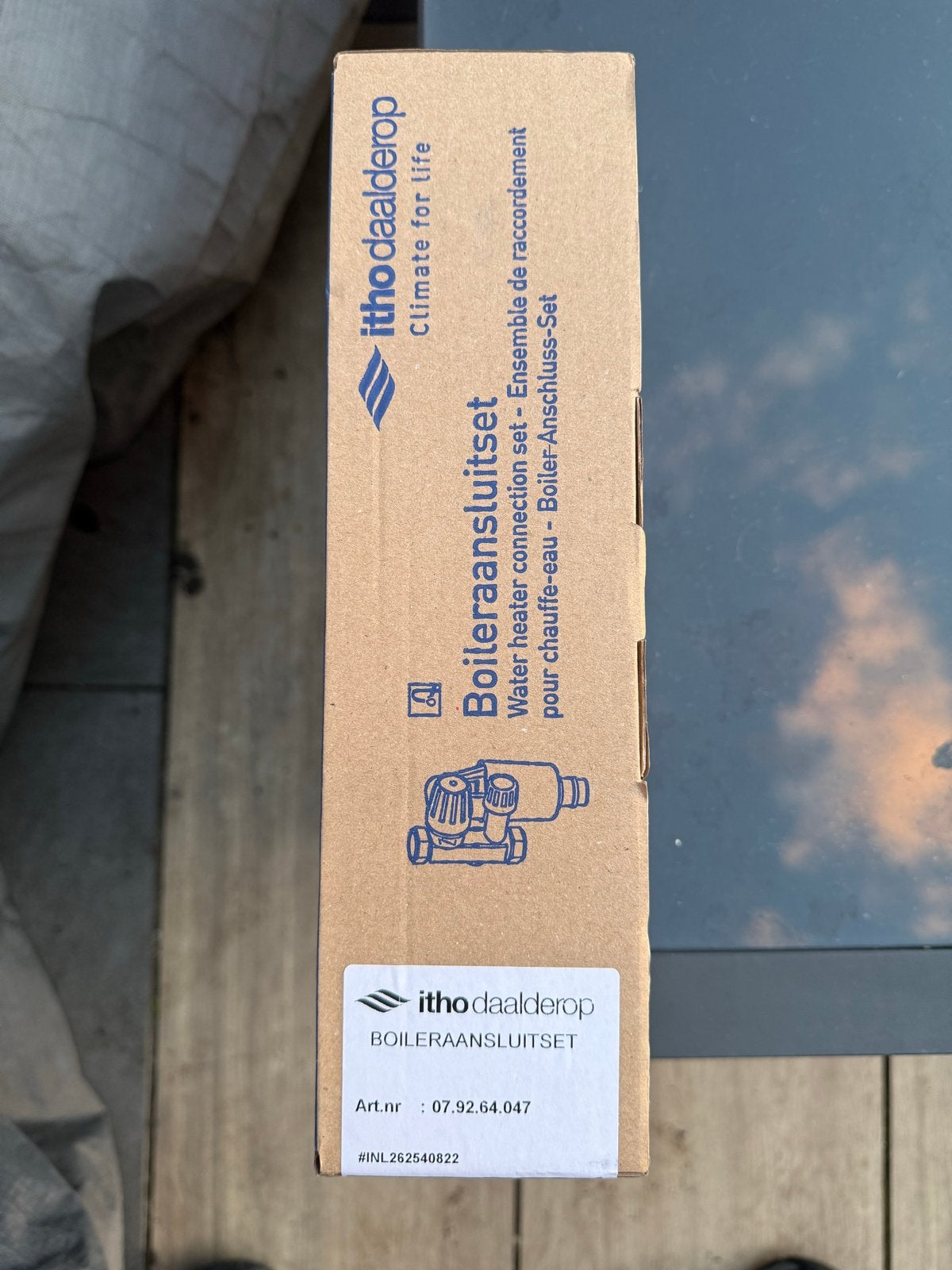 Itho Daalderop Boileraansluitset voor Close-in keukenboiler, Doe-het-zelf en Verbouw, Ophalen of Verzenden, Nieuw, Onderdeel