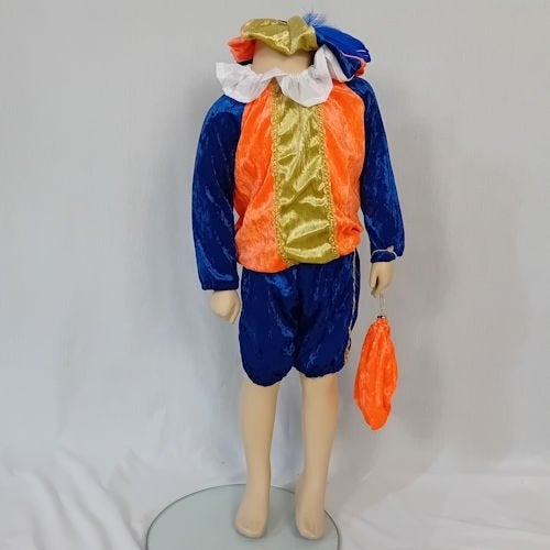 Nieuw pietenpak maat 98 merk Markeys, Diversen, Sinterklaas, 9407 JR, Nieuw, Ophalen of Verzenden, Markeys pietenpakken