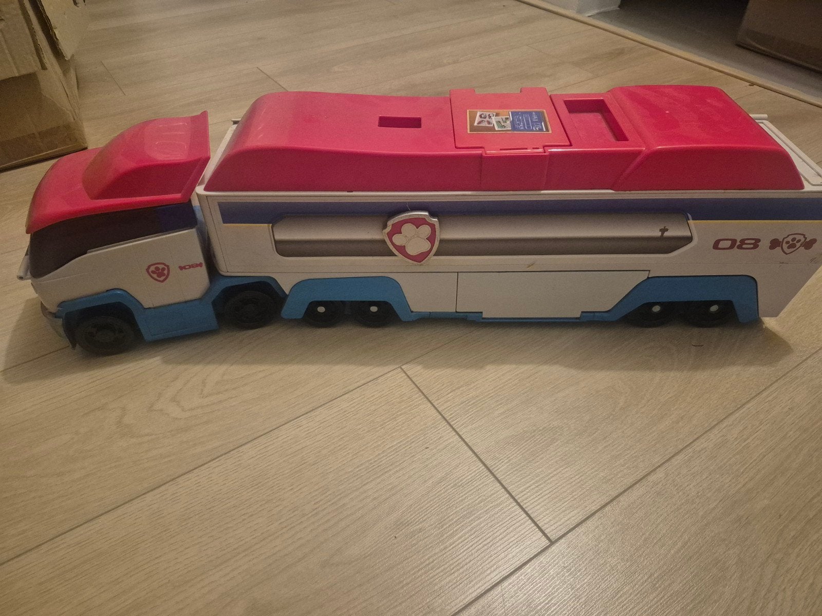 Paw Patrol Patroller met extra figuren en auto's, Ophalen of Verzenden, Gebruikt