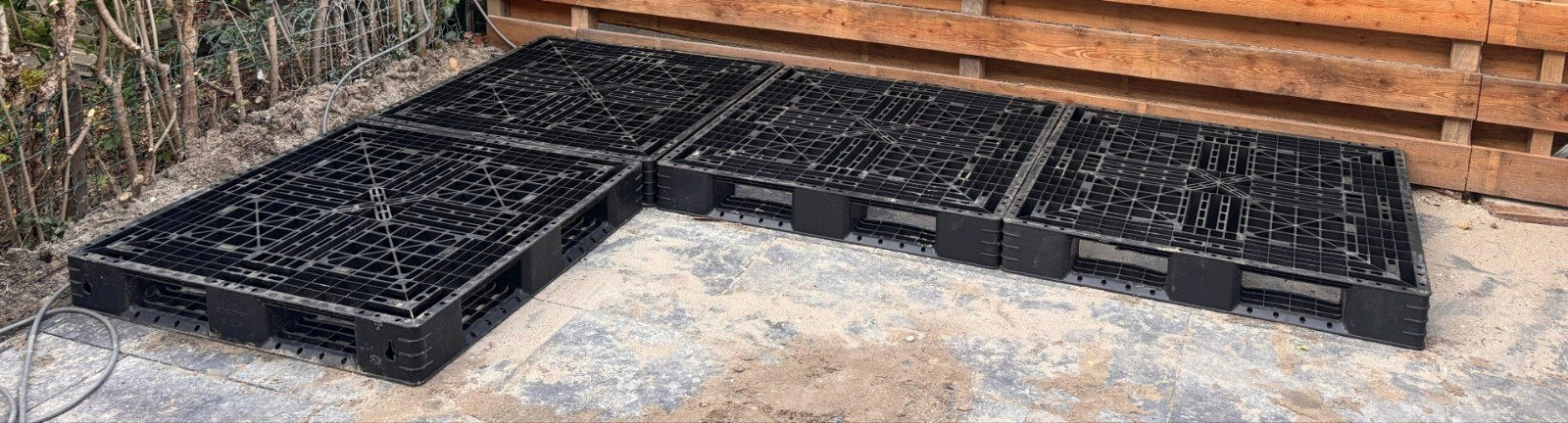 Kunststof pallets, Ophalen, Kunststof
