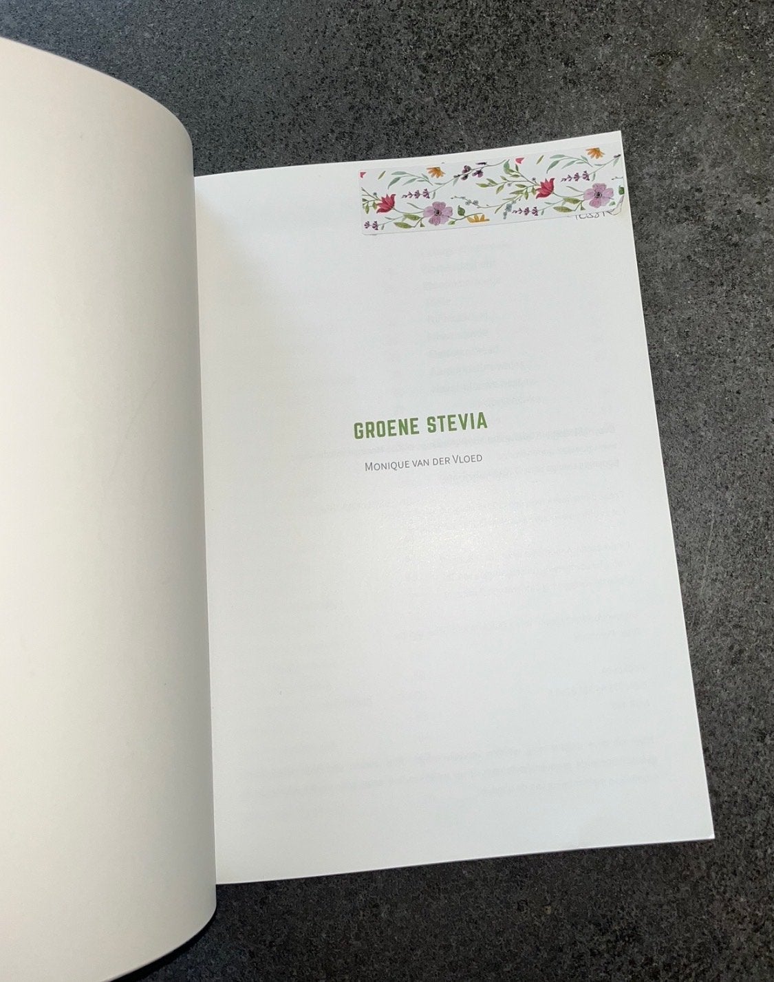 Natuurlijk Lekker met Groene Stevia - Monique van der Vloed, Gelezen, Hoofdgerechten, Ophalen of Verzenden, Gezond koken