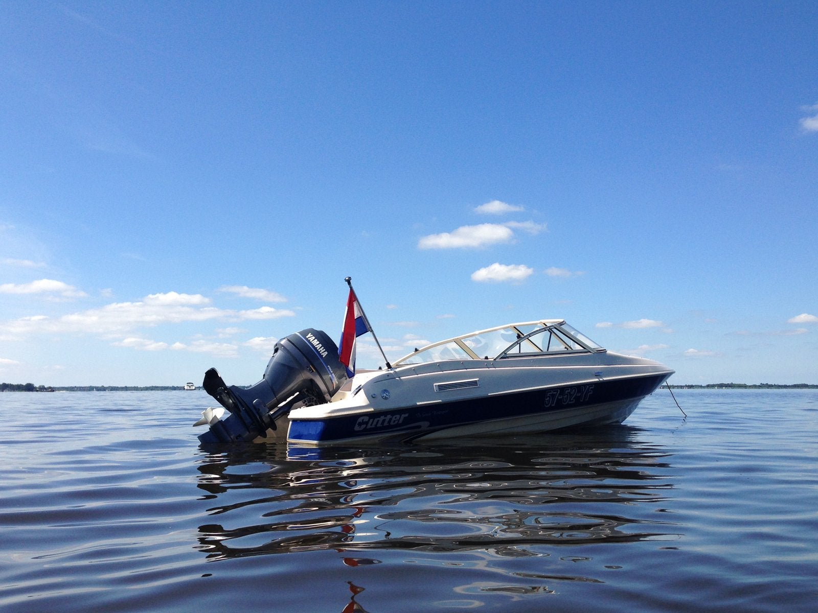 Crew / Cutter xle169 bowrider yamaha 40pk speedboot, Watersport en Boten, Speedboten, Ophalen, Overige merken, Gebruikt, Viertaktmotor