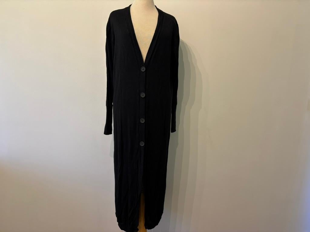 10 DAYS Lang Vest - Zwart - Linnen Mix - Maat 1 (38/M), Maat 38/40 (M), Zwart, Nieuw, 10 Days