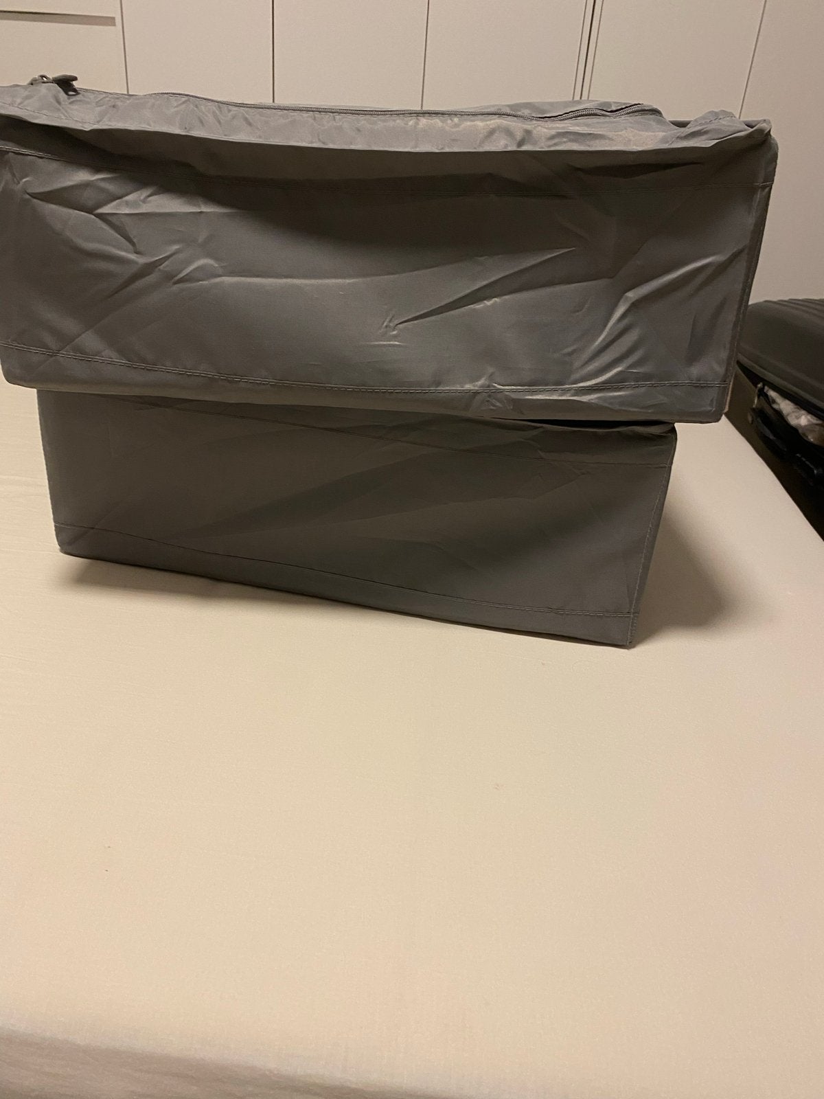 2x IKEA SKUBB Opbergtas Grijs - 90x53x19 cm, Ophalen, Zo goed als nieuw, Grijs, Textiel