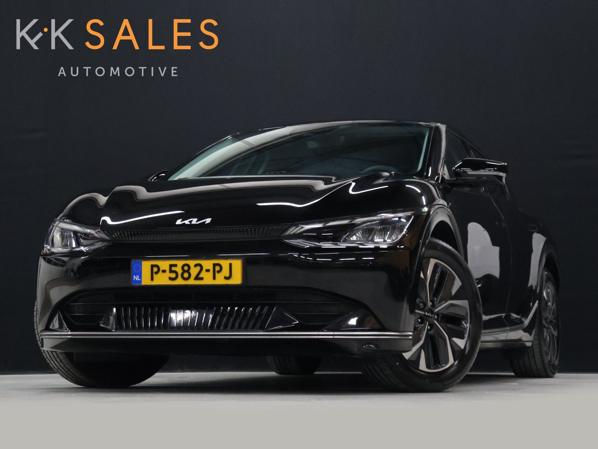Kia Ev6 Plus 77.4 kWh [SOH 100%, MEMORY SEATS, APPLE CARPLAY, Automaat, Achterwielaandrijving, Gebruikt, Zwart