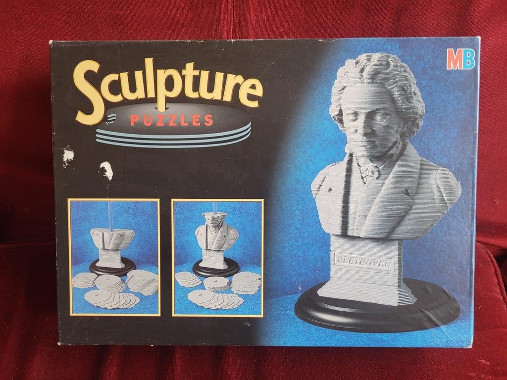 Sculpture MB 3D Puzzles Beethoven, Hobby en Vrije tijd, Ophalen of Verzenden, Minder dan 500 stukjes, Rubik's of 3D-puzzel