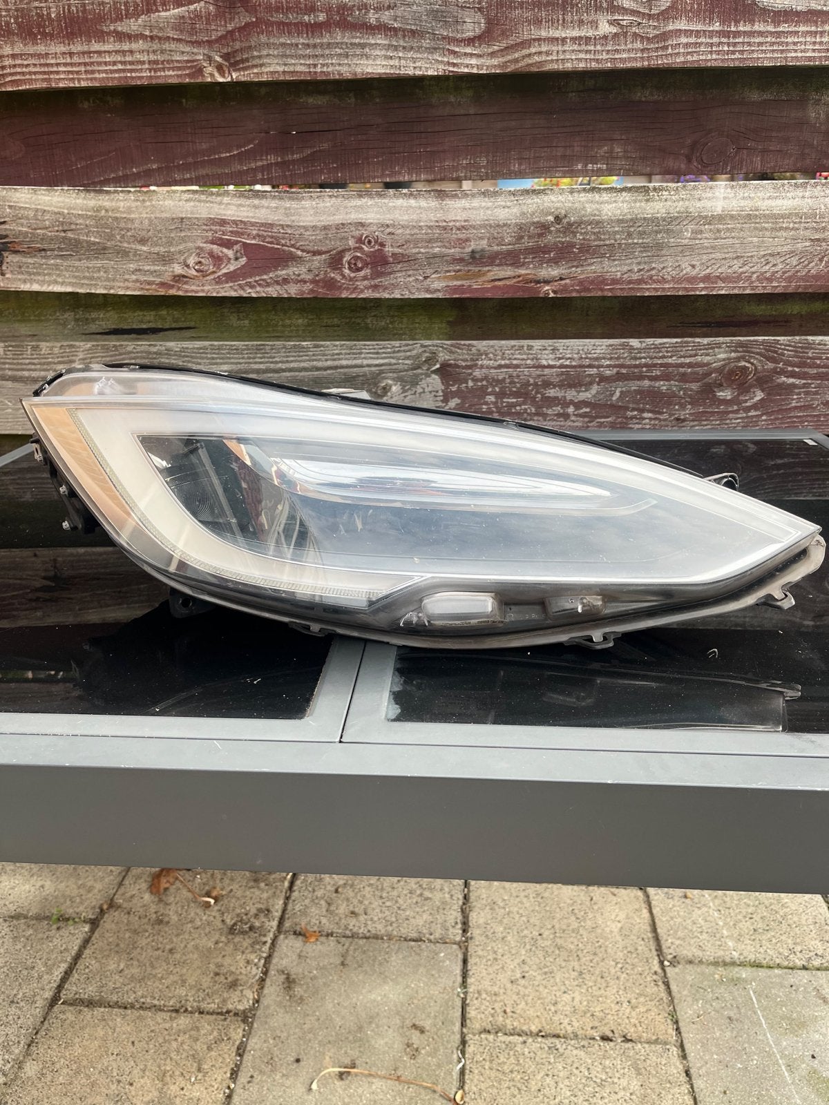 Rechter koplamp Tesla Model S 2016 - Defect, Ophalen, Gebruikt, Overige automerken