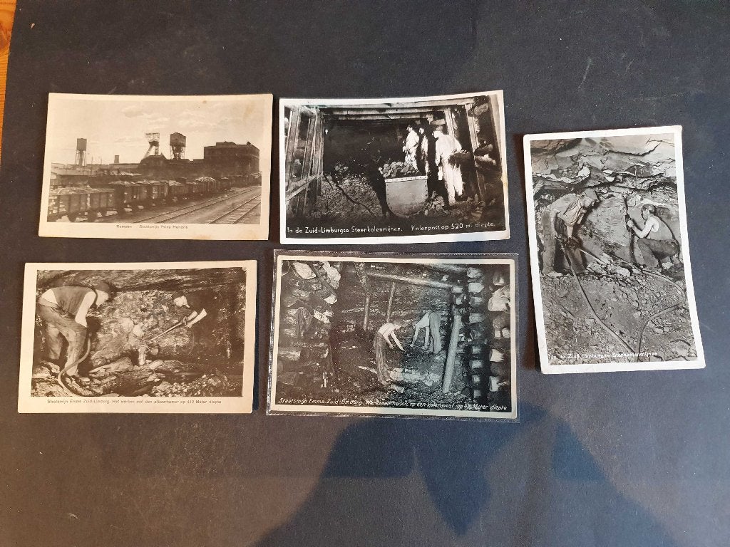 Collectie Ubachs over Worms - Rumpen - Staatsmijnen (5x), Ophalen of Verzenden, Voor 1920, Limburg