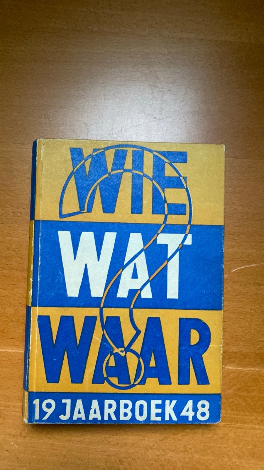 Wie Wat Waar Jaarboek 1948 - Vintage Boek, Ophalen of Verzenden, Gelezen, Algemeen, Los deel