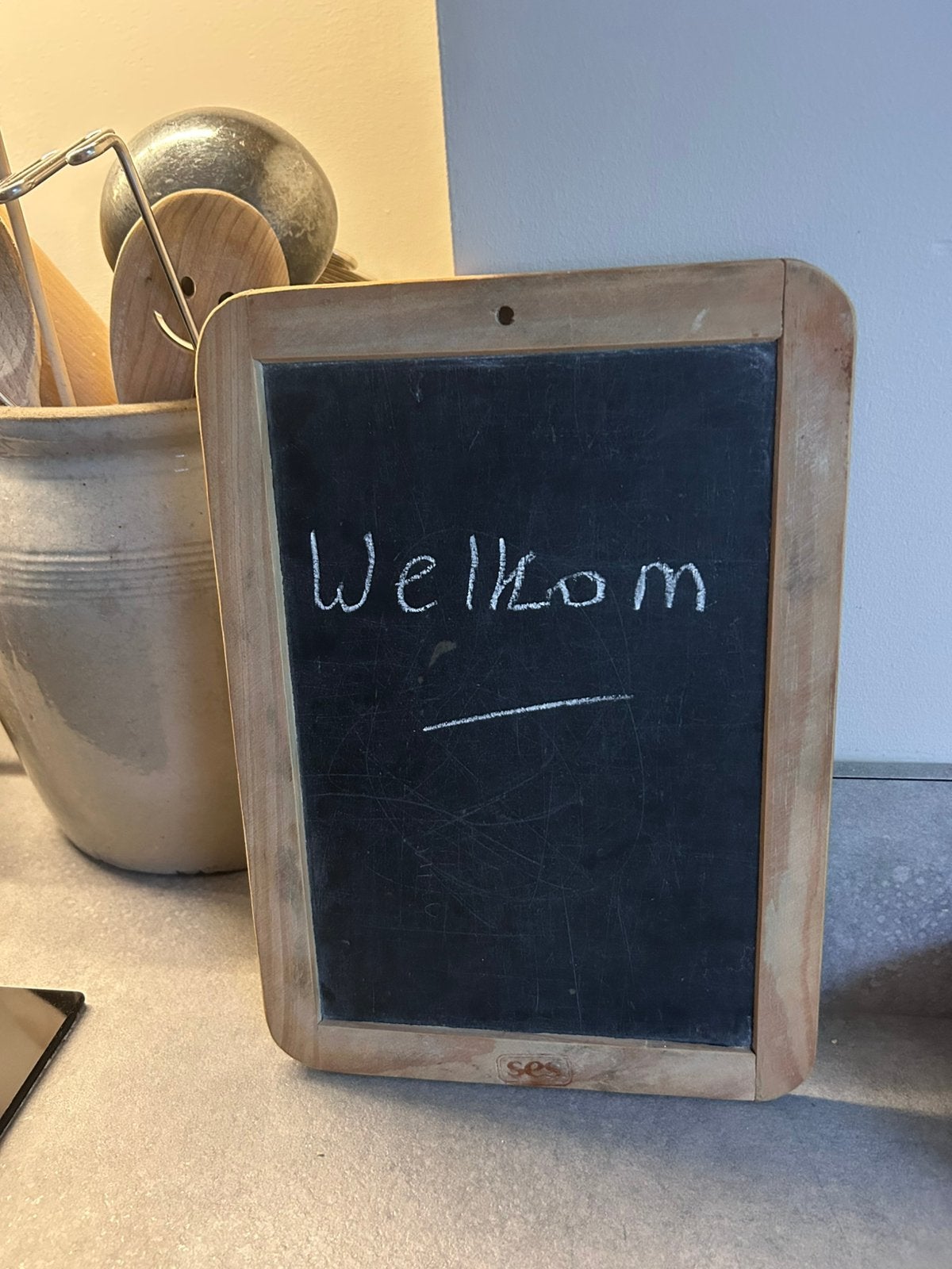 Houten Lei, Ophalen of Verzenden, Zo goed als nieuw, Krijtbord