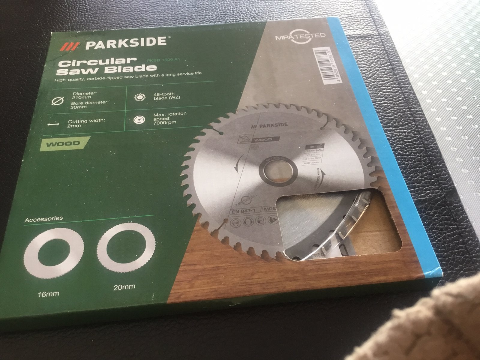 Parkside zaagblad nieuw, Ophalen, Cirkelzaag, 70 mm of meer, Nieuw