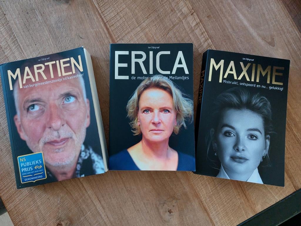 Boeken familie Meiland - Martien/Erica/Maxime, Boeken, Biografieën, Ophalen of Verzenden, Zo goed als nieuw, Jan Dijkgraaf