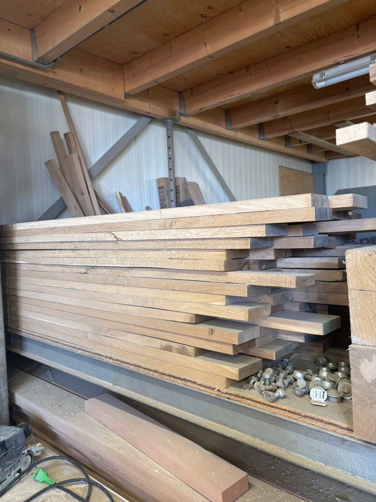 Houtvoorraad, Doe-het-zelf en Verbouw, Ophalen, 25 tot 50 mm, Nieuw, 200 tot 250 cm