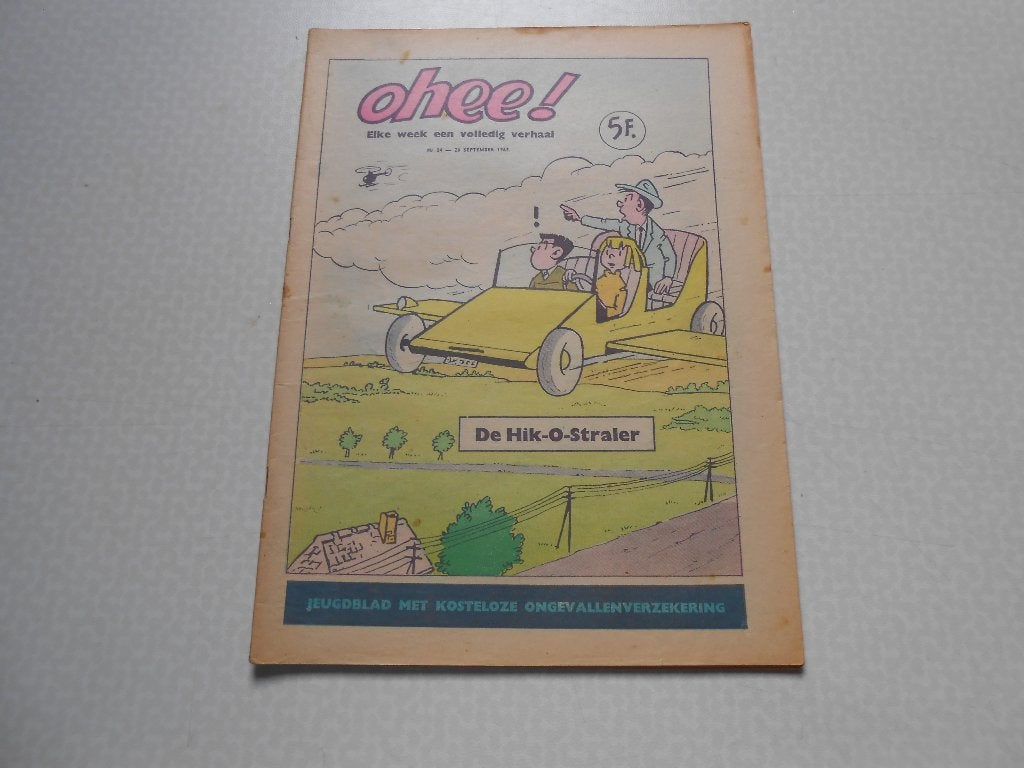 Ohee 24a De hik-o-straler 1963., Bob Mau, Eén stripboek, Ophalen of Verzenden, Zo goed als nieuw