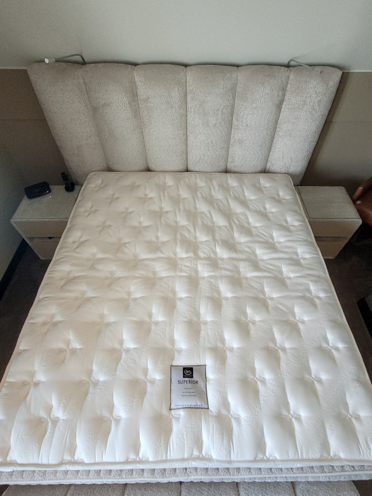 zgan Serta Superior Pulse latex topper 180x200x10cm, Ophalen, Tweepersoons, Zo goed als nieuw, 180 cm
