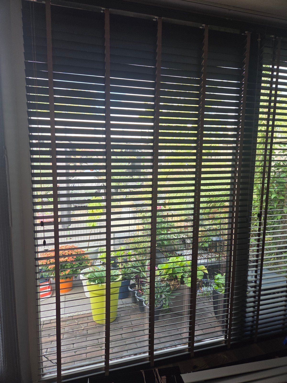 4 x Luxaflex jaloezieën diverse maten incl. bevestiging, Gebruikt, Ophalen of Verzenden, Luxaflex, Inclusief montageonderdelen