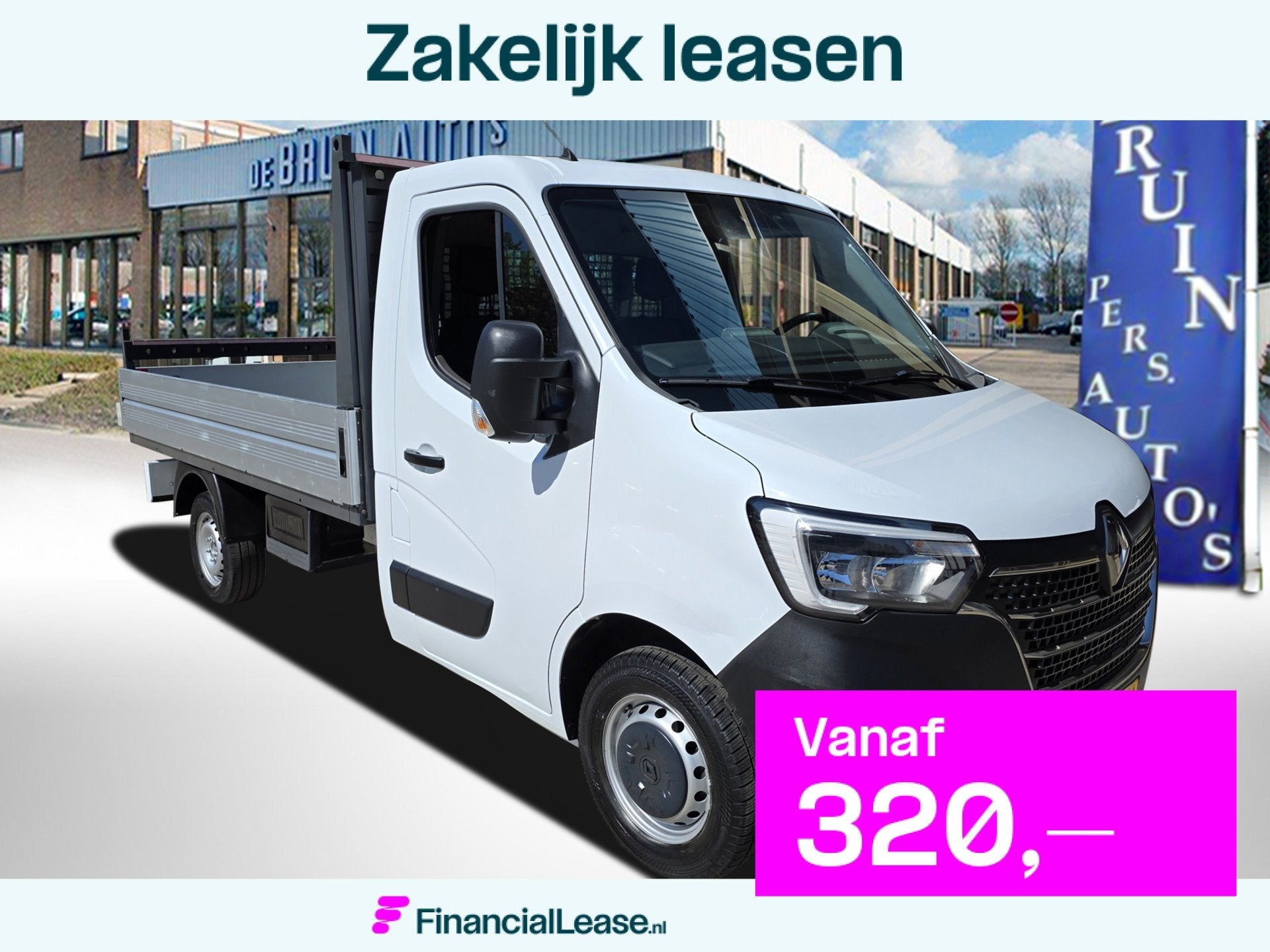 Renault Master T35 2.3 dCi 136Pk Open laadbak / Pick-up Airc, Voorwielaandrijving, Gebruikt, 4 cilinders, Renault