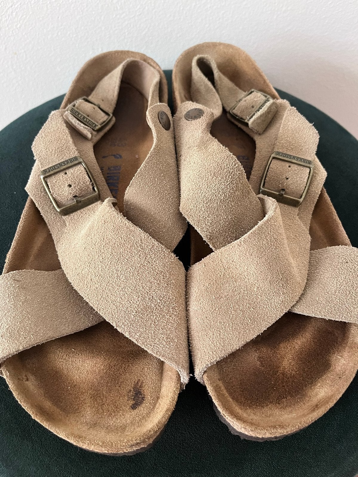 BIRKENSTOCK  maat 43 Tulum Sandalen -  en Comfortabel, Beige, Zo goed als nieuw, Sandalen of Muiltjes, Ophalen of Verzenden