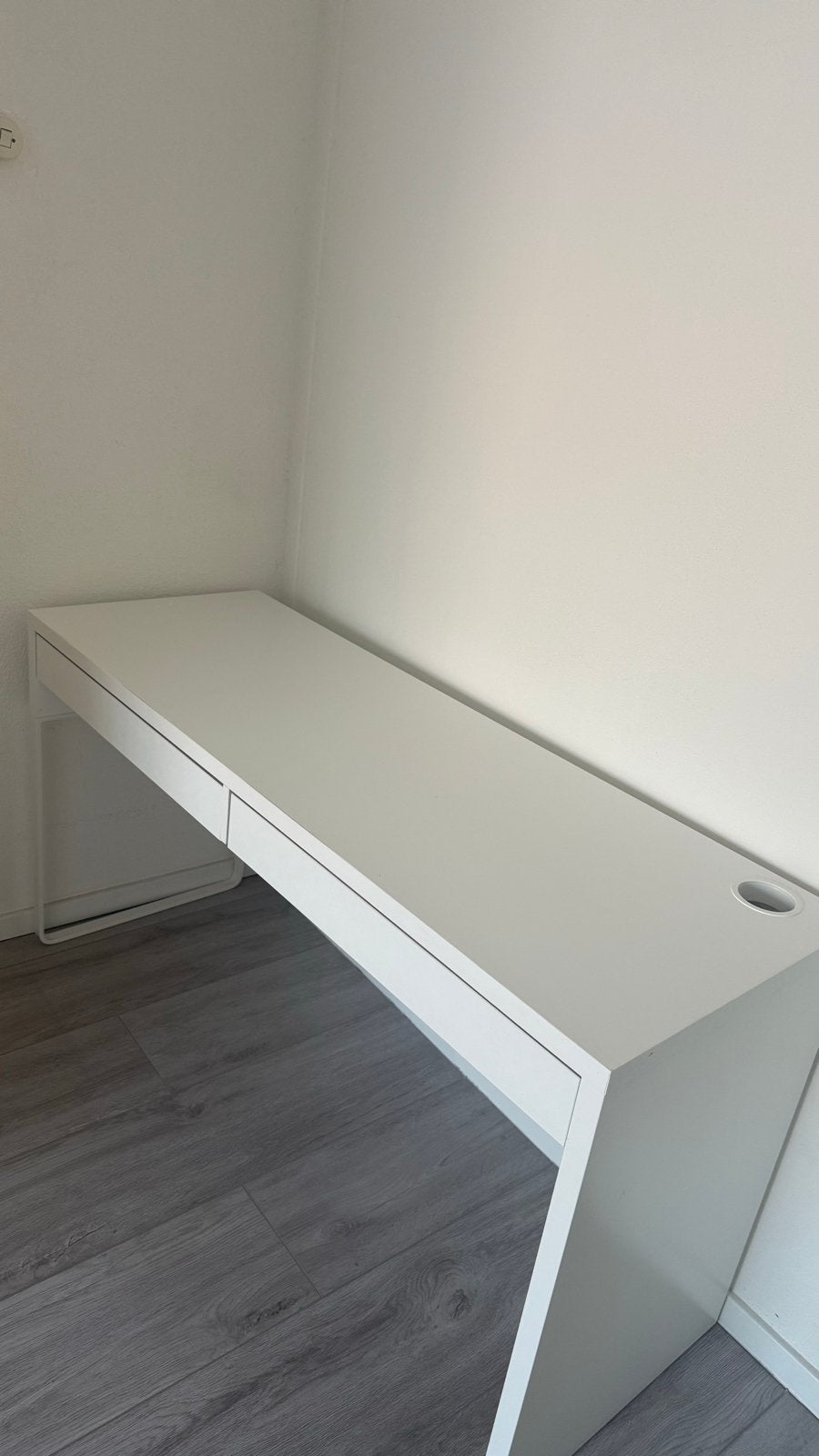 IKEA MICKE Bureau Wit, Ophalen, Met lades, 50 cm, 142 cm