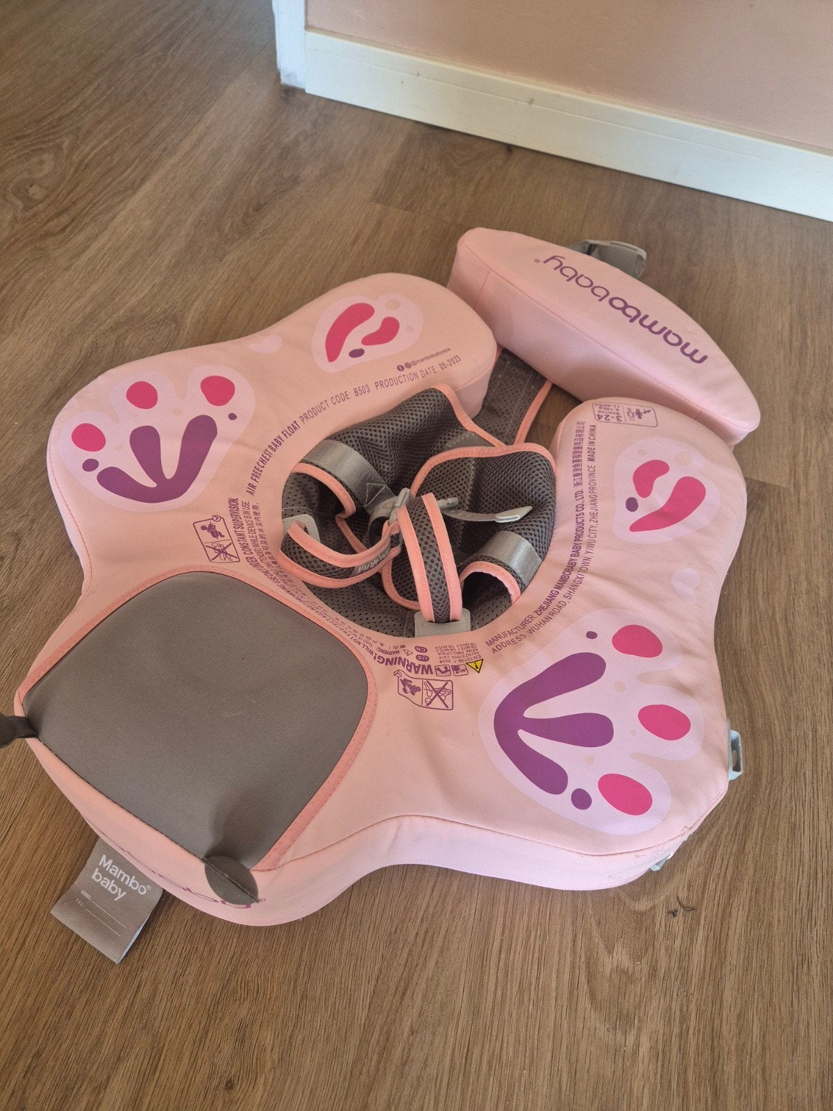Mambobaby Baby Zwemband met Zonnescherm 0-2 jaar, Ophalen of Verzenden, Zo goed als nieuw, Overige typen