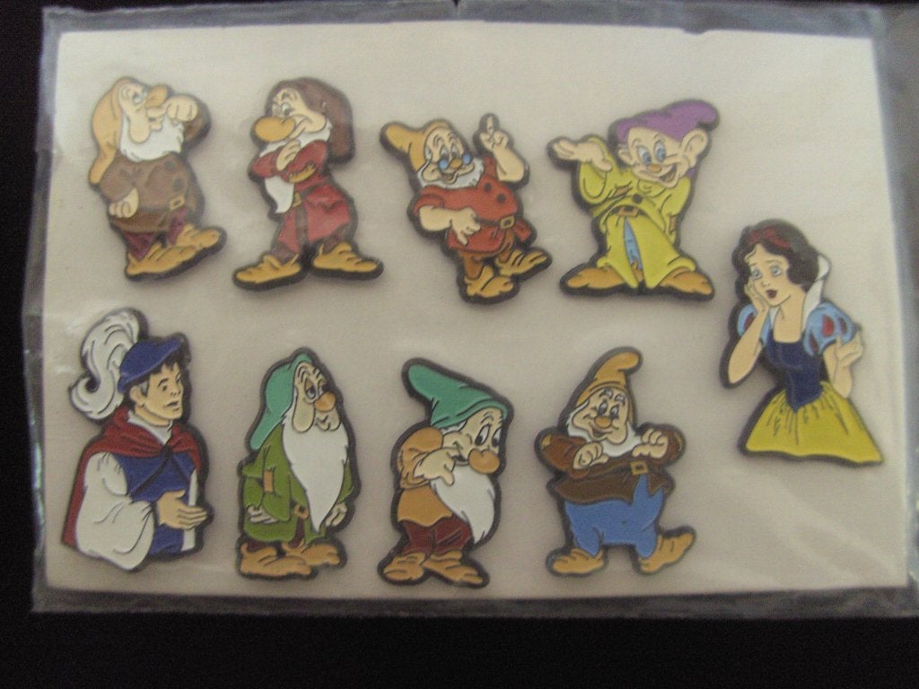 Pins Sneeuwwitje,  Prins en de 7 dwergen, Verzamelen, Disney, Ophalen of Verzenden, Sneeuwwitje of Doornroosje, Zo goed als nieuw