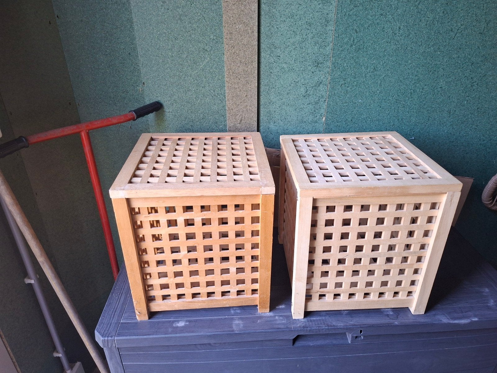 ikea opberg tafeltje, Ophalen, Minder dan 50 cm, Gebruikt, 50 tot 100 cm