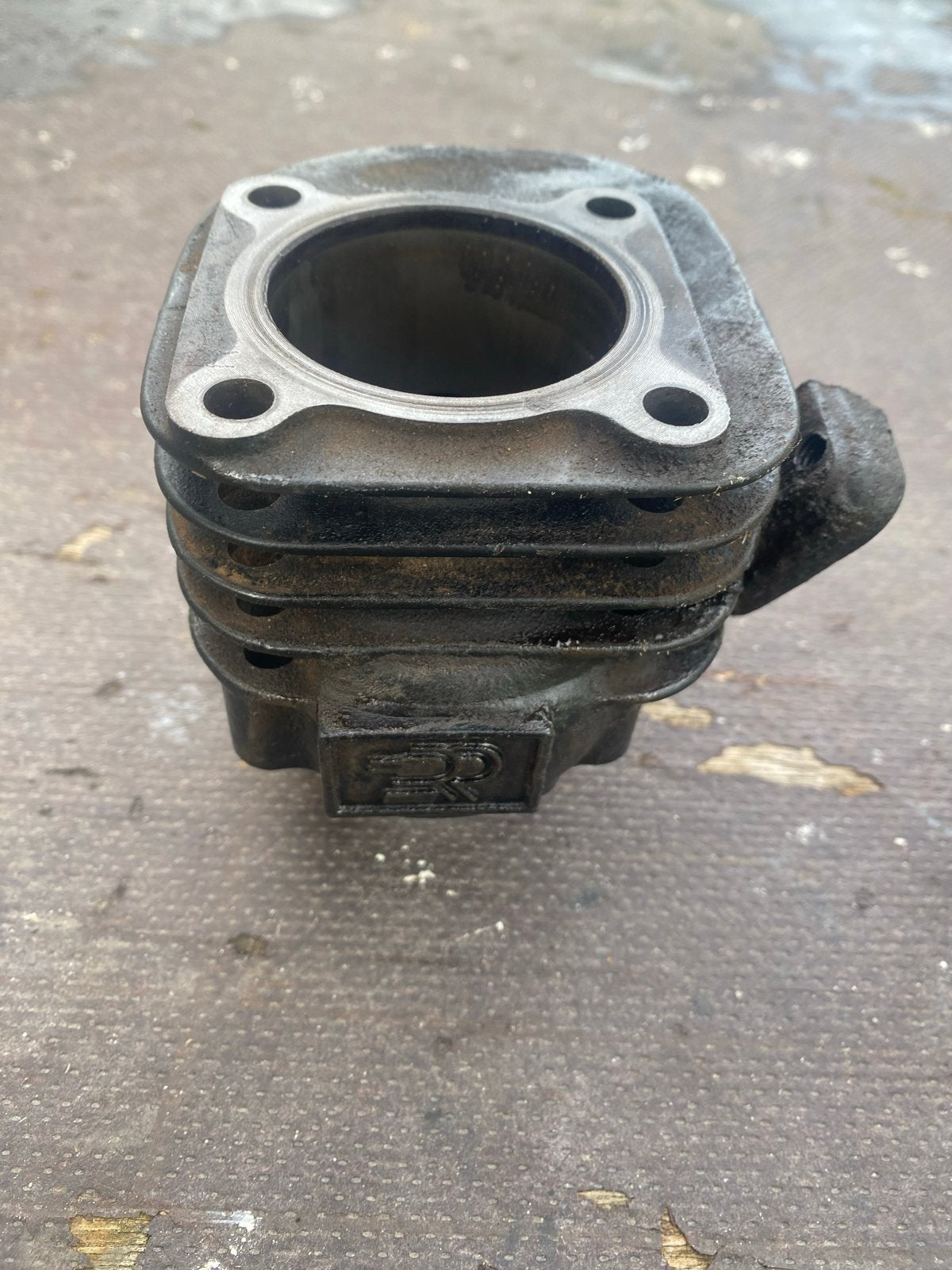DR 70cc Cilinderkit - Gebruikt minerelli horizontaal, Ophalen of Verzenden, Gebruikt, Cilinder