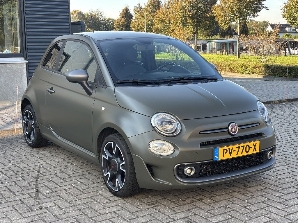 Fiat 500S Twinair Turbo 80pk 2017 Groen | 88.000km |, Voorwielaandrijving, Dealer onderhouden, Bedrijf, Handgeschakeld