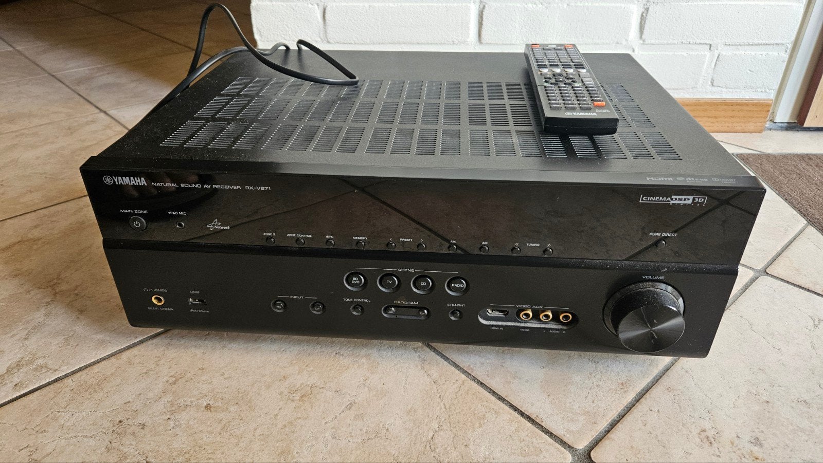 Yamaha RX-V671 Natural Sound AV Receiver, Ophalen, Yamaha