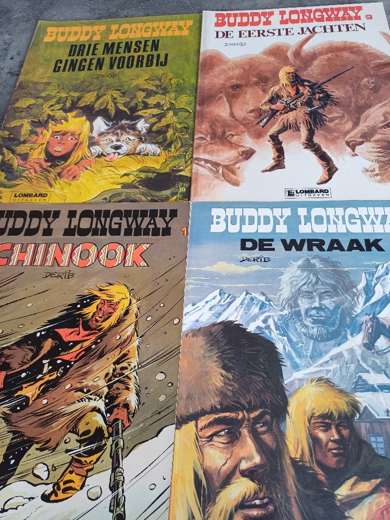11 x  BUDDY LONGWAY, Eén stripboek, Ophalen of Verzenden