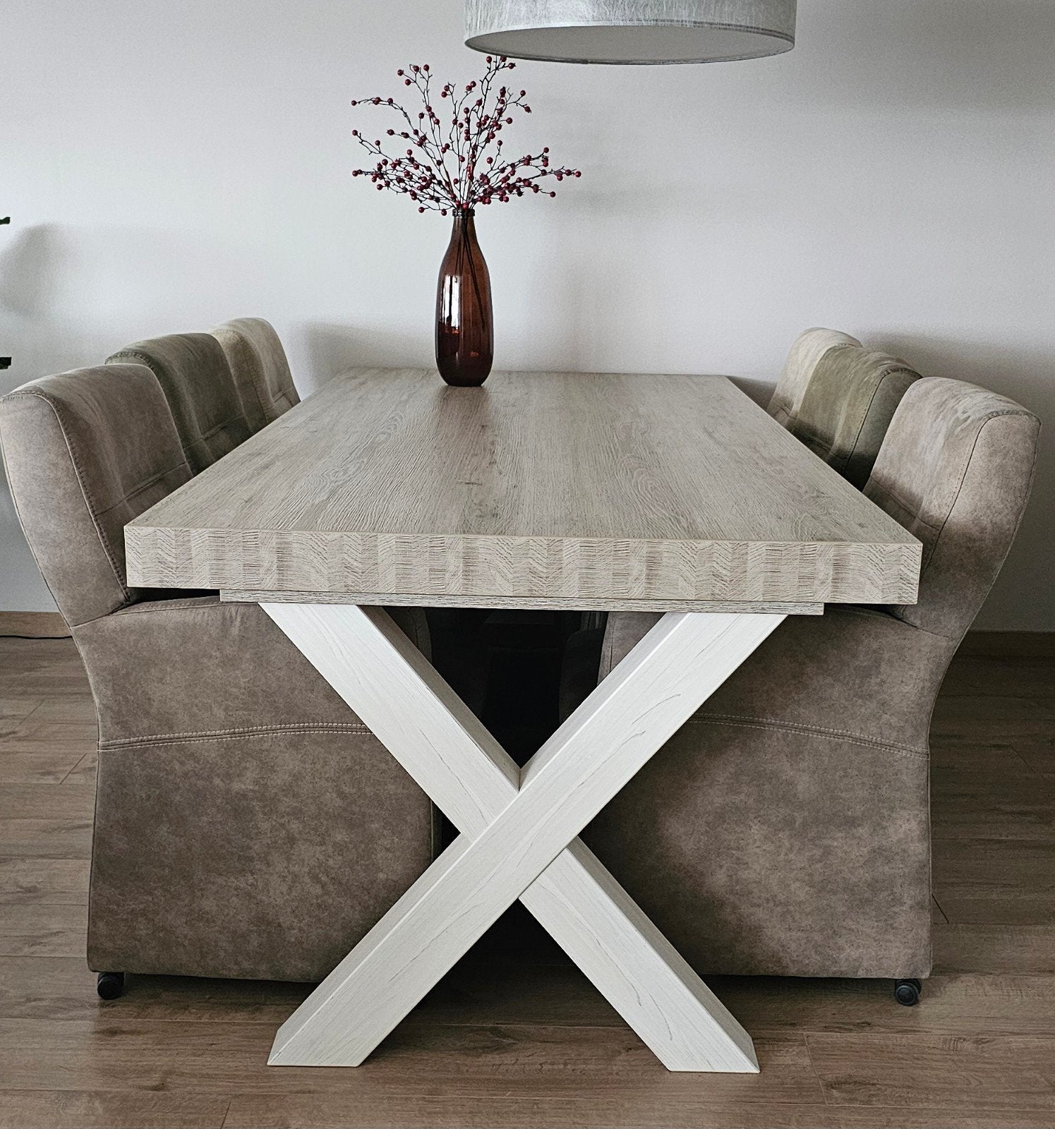 6 luxe eetkamerstoelen, Ophalen, Overige kleuren, Stof, Vijf, Zes of meer stoelen