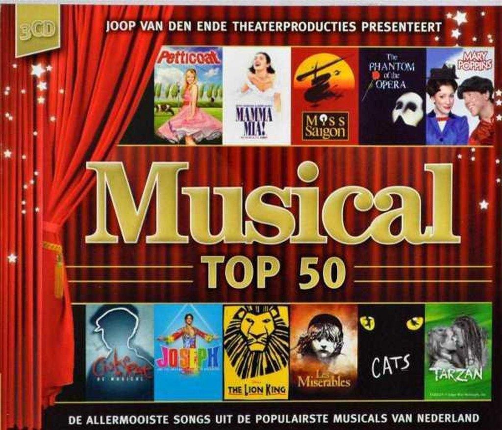 Musical Top 50 3XCD, Verzenden, Zo goed als nieuw