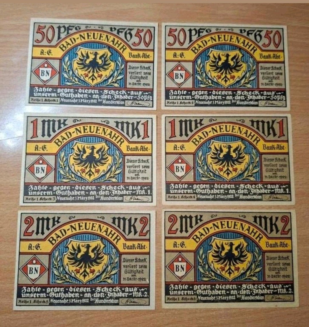 Duits Notgeld Bad Neuenahr Noodgeld, Ophalen of Verzenden, Duitsland