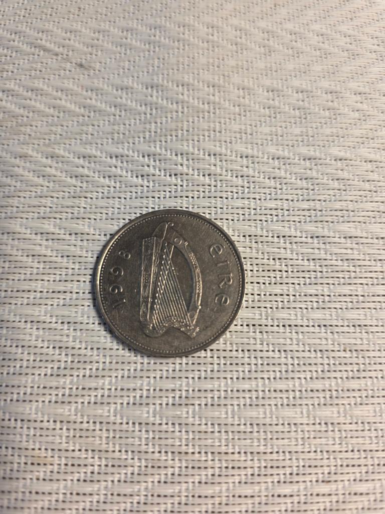 Ierse 10 pence munt uit 1998, Ophalen of Verzenden
