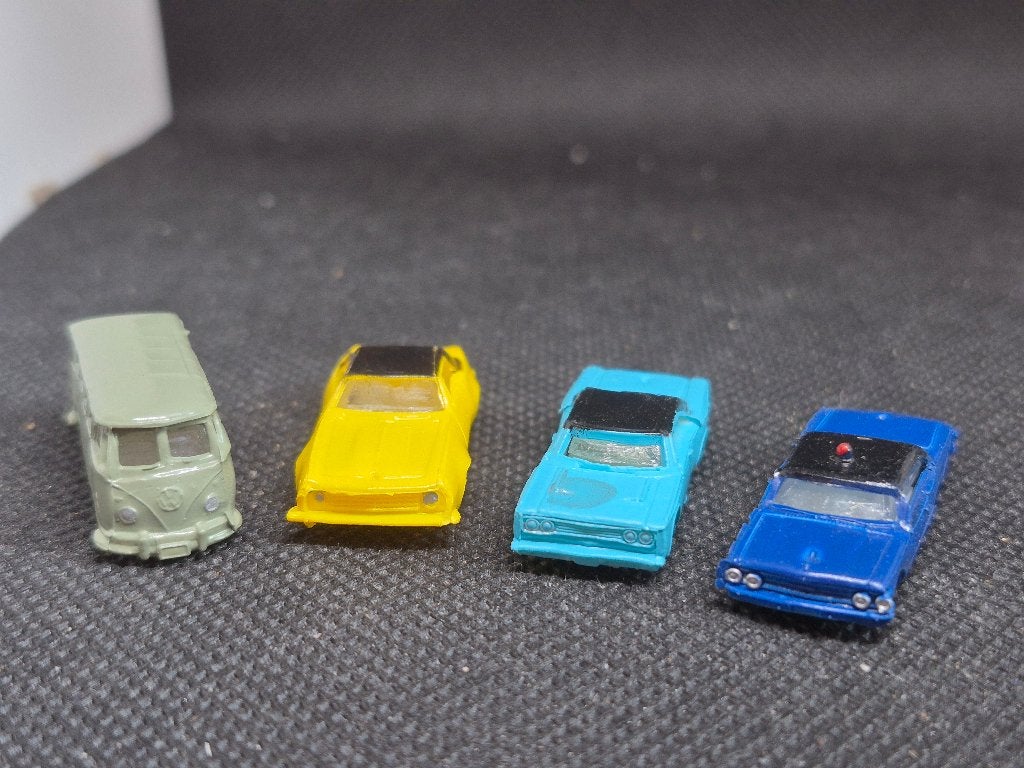 Bachmann - set personenauto's met VW T1 bus (16167), Hobby en Vrije tijd, Modeltreinen | N-Spoor, Gebruikt, Bachmann, Gelijkstroom of Wisselstroom