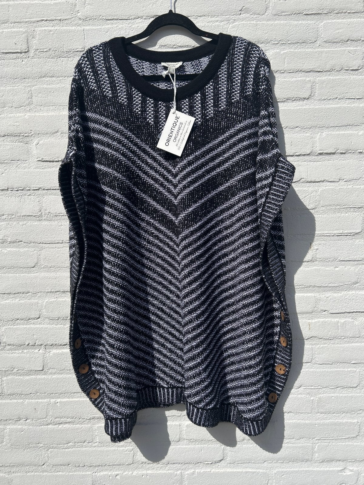 Nieuwe Orientique Poncho - Maat 54/56 met Leuke Details, Kleding | Dames, Ophalen of Verzenden, Nieuw, Maat 46/48 (XL) of groter