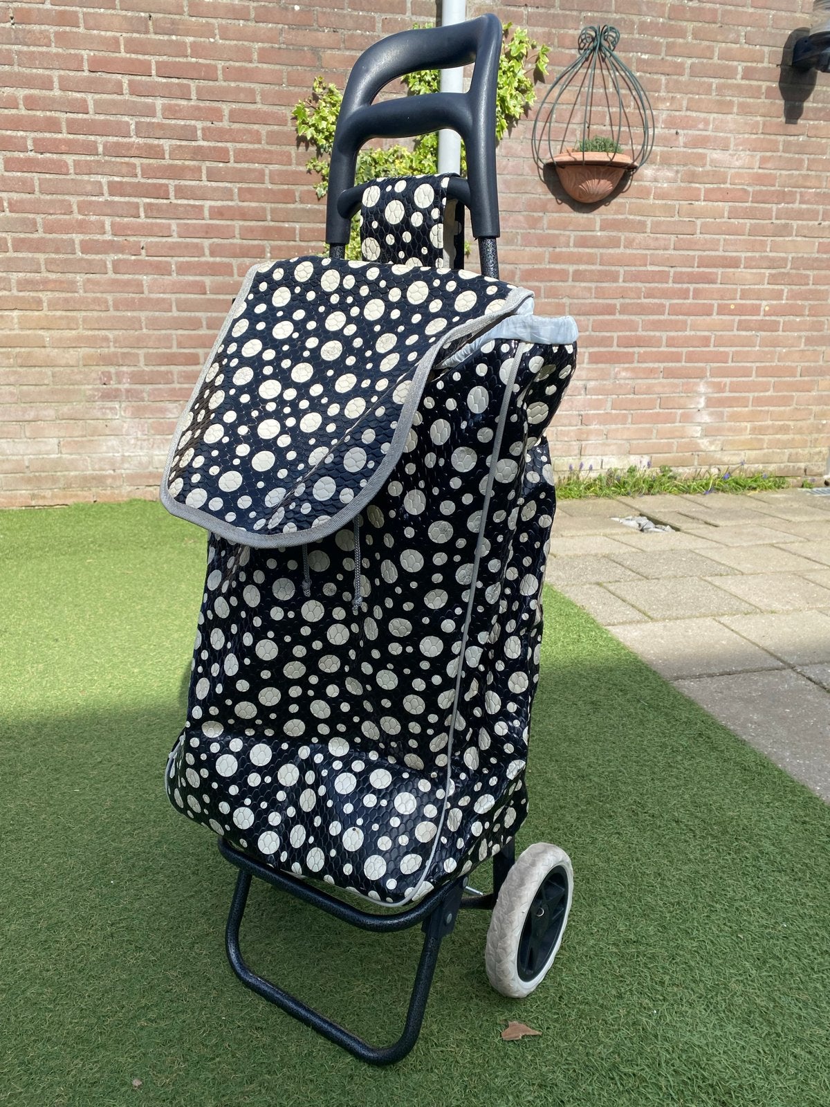 Boodschappentrolley - boodschappen karretje op wielen, Wieltjes, 30 cm of meer, Gebruikt, 75 cm of meer