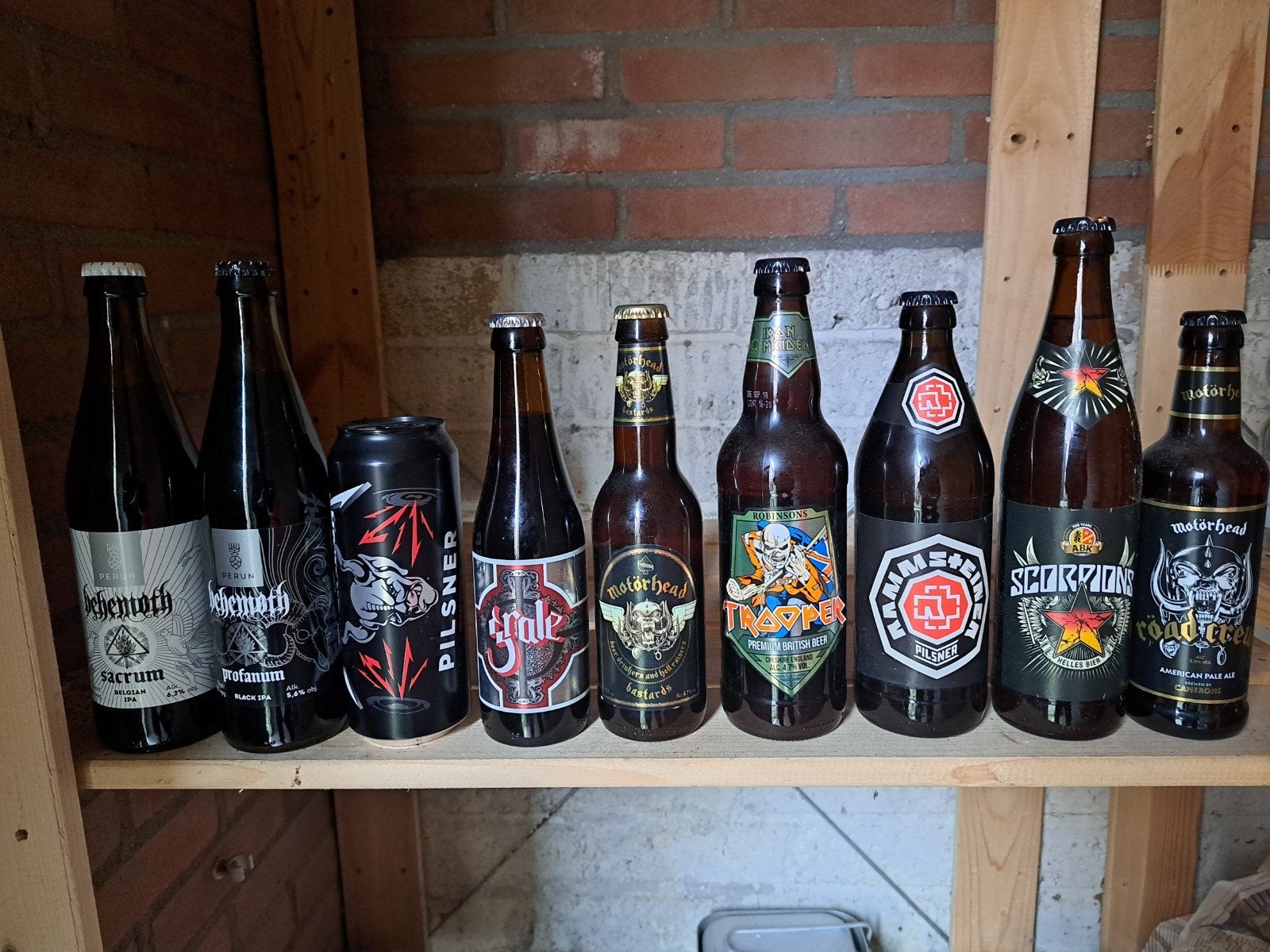 Bierflessen rock en metal bands, Ophalen, Overige merken