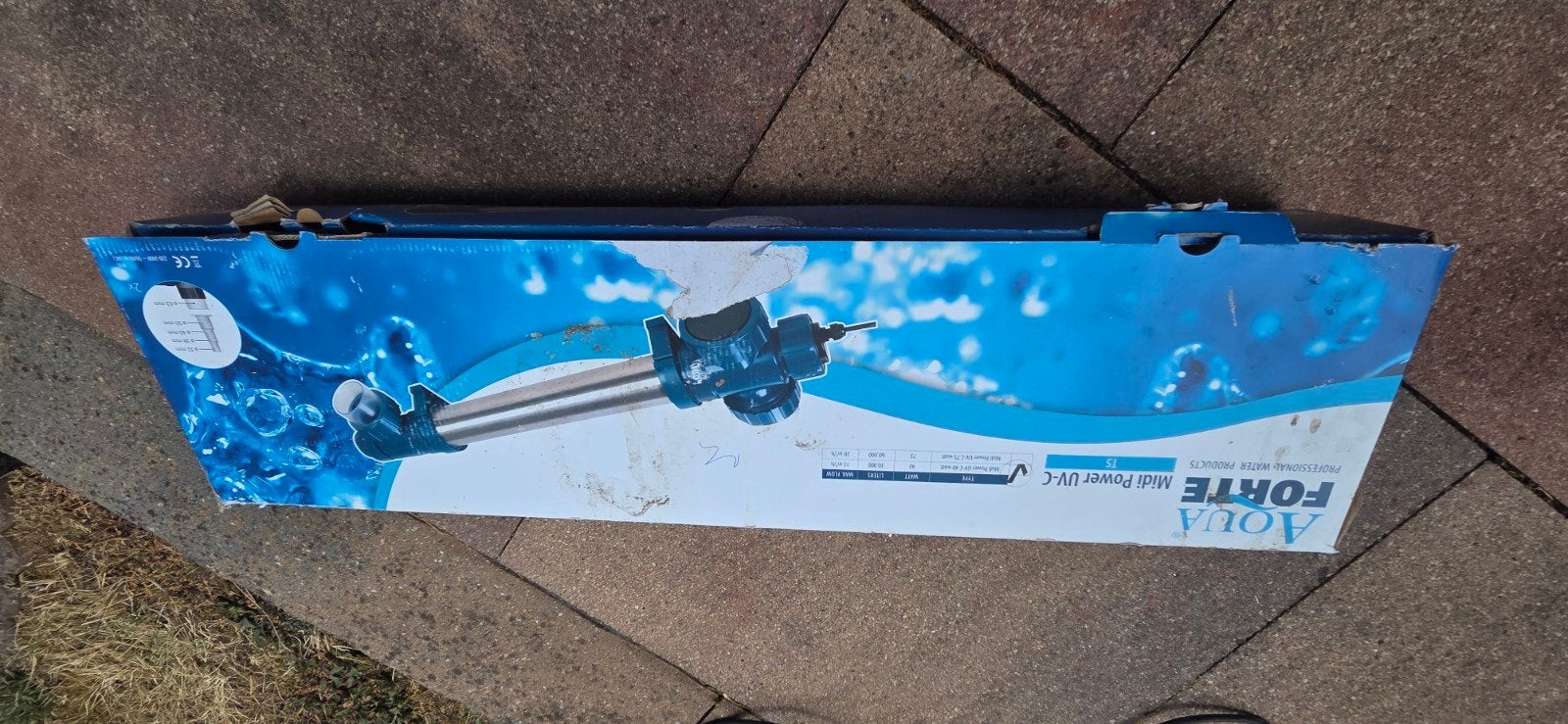 Aqua Forte Mini Power UV-C Vijverfilter 40w., Ophalen of Verzenden, Gebruikt, Vijverfilter
