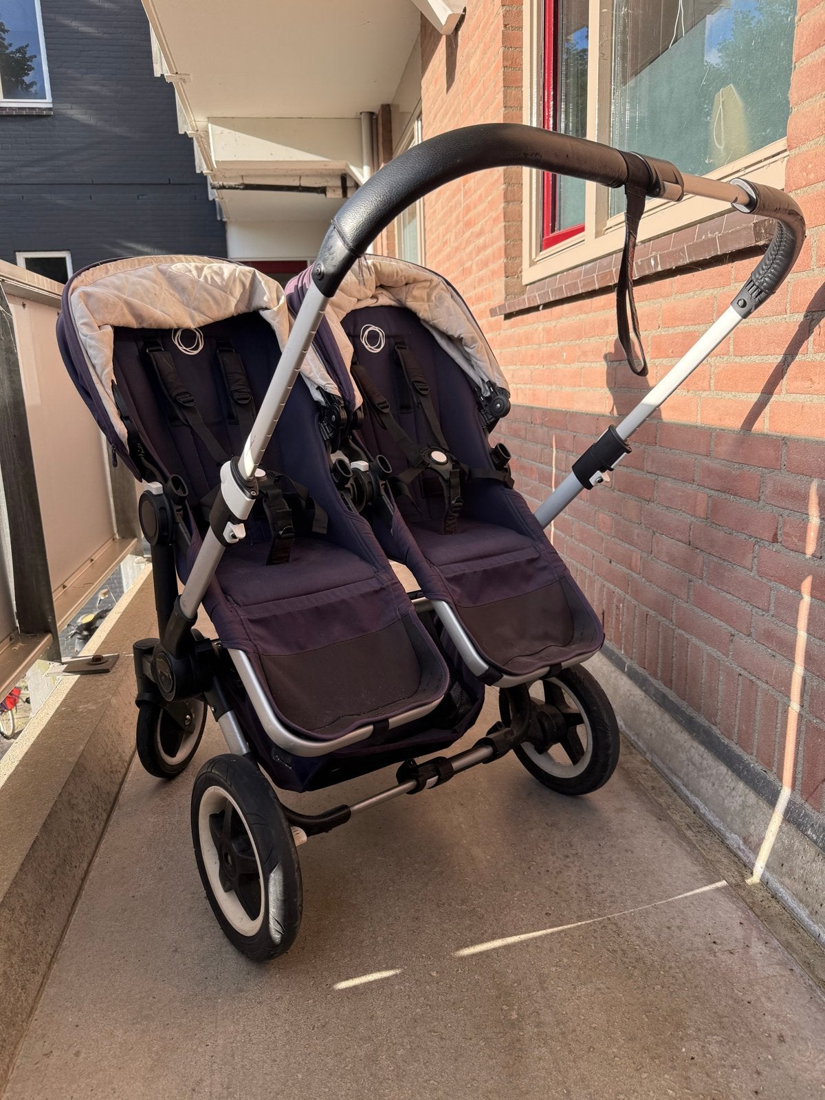 Bugaboo Donkey 3 Twin Donkerblauw - Complete Set, Gebruikt, Ophalen, Kinderwagen, Duowagen