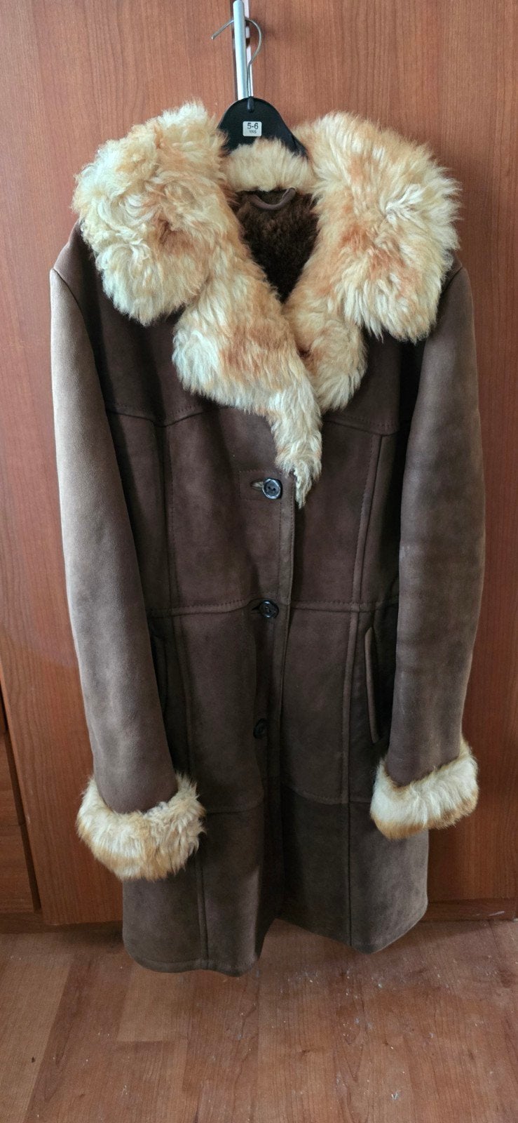 winterjas, Ophalen, Zo goed als nieuw, Maat 36 (S), Bruin