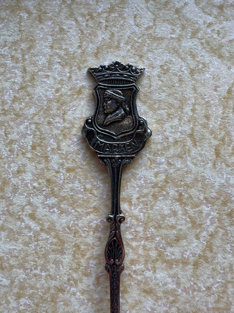 Verzilverde theelepel Marken, Ophalen of Verzenden