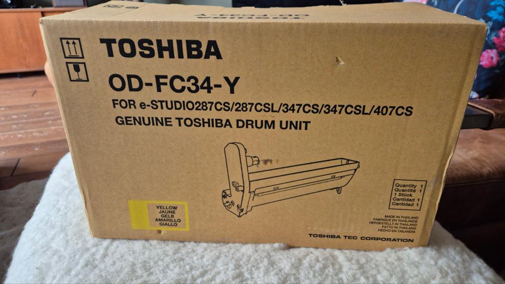 Toshiba OD-FC34-Y Drum Geel (origineel), Ophalen of Verzenden, Nieuw, Overige typen, Toshiba