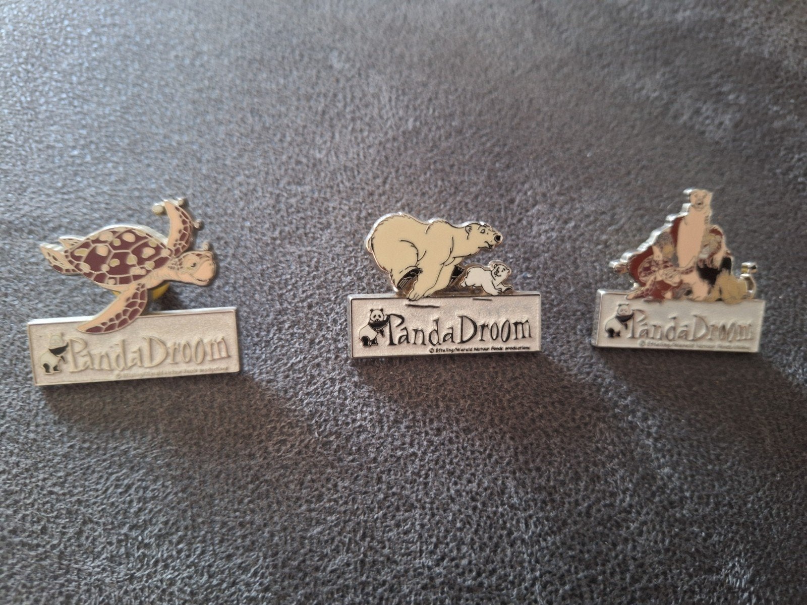 Eftelinv 3 pandadroom pins, Ophalen of Verzenden, Button of Speldje